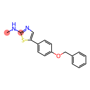5-(4-(benzyloxy)phenyl)-N-methylthiazol-2-amine