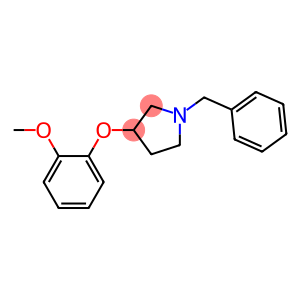 1-BENZYL-3-(O-METHOXYPHENOXY)PYRROLIDINE
