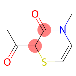 2H-1,4-Thiazin-3(4H)-one, 2-acetyl-4-methyl- (9CI)
