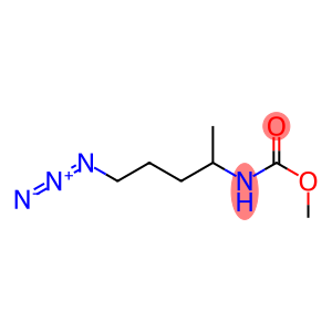 Carbamic  acid,  (4-azido-1-methylbutyl)-,  methyl  ester  (9CI)