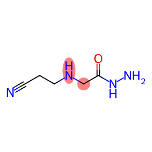 Glycine, N-(2-cyanoethyl)-, hydrazide