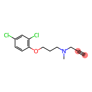n-(3-(2,4-dichlorophenoxy)propyl)-n-methyl-2-propyn-1-amin