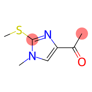 Ethanone, 1-[1-methyl-2-(methylthio)-1H-imidazol-4-yl]- (9CI)