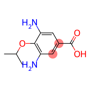 Benzoic acid, 3,5-diamino-4-(1-methylethoxy)- (9CI)