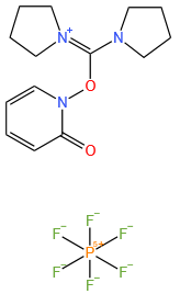 N,N,Nμ,Nμ-Bis(tetramethylene)-O-(1,2-dihydro-2-oxo-1-pyridyl)uronium  hexafluorophosphate,  (1,2-Dihydro-2-oxo-1-pyridyloxy)dipyrrolidinocarbenium  hexafluorophosphate