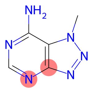 1H-1,2,3-Triazolo[4,5-d]pyrimidin-7-amine, 1-methyl- (9CI)