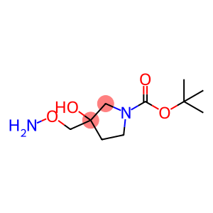 tert-butyl 3-((aminooxy)methyl)-3-hydroxypyrrolidine-1-carboxylate