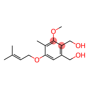 1,2-Benzenedimethanol, 3-methoxy-4-methyl-5-[(3-methyl-2-buten-1-yl)oxy]-