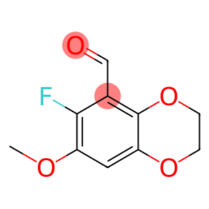 6-fluoro-7-methoxy-2,3-dihydrobenzo[b][1,4]dioxine-5-carbaldehyde