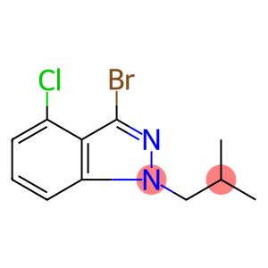 3-Bromo-4-chloro-1-(2-methylpropyl)-1H-indazole