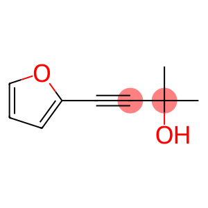 3-Butyn-2-ol, 4-(2-furanyl)-2-methyl- (9CI)