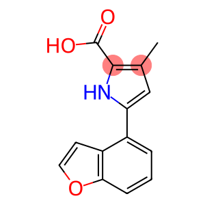 1H-Pyrrole-2-carboxylic acid, 5-(4-benzofuranyl)-3-methyl-