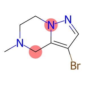 3-溴-5-甲基-4,5,6,7-四氢吡唑并[1,5-A]吡嗪