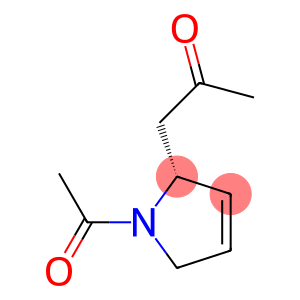 1H-Pyrrole, 1-acetyl-2,5-dihydro-2-(2-oxopropyl)-, (R)- (9CI)