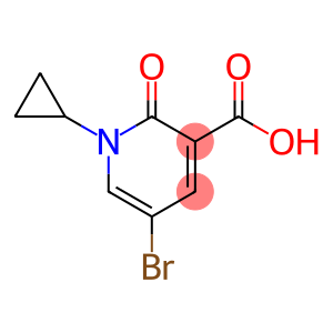 3-Pyridinecarboxylic acid, 5-bromo-1-cyclopropyl-1,2-dihydro-2-oxo-