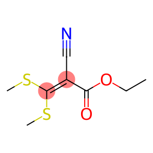 2-Propenoic acid, 2-cyano-3,3-bis(methylthio)-, ethyl ester