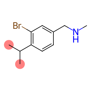 3-Bromo-N-methyl-4-(1-methylethyl)benzenemethanamine