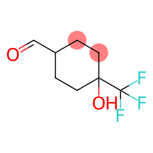 4-hydroxy-4-(trifluoromethyl)cyclohexane-1-carbaldehyde