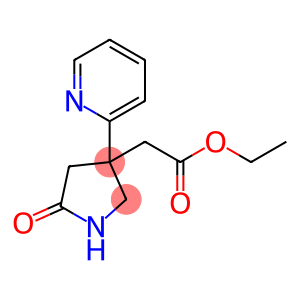 Ethyl 2-(5-oxo-3-(pyridin-2-yl)pyrrolidin-3-yl)acetate