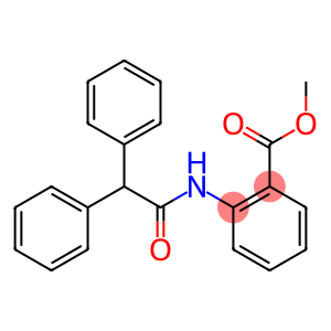 Benzoic acid, 2-[(2,2-diphenylacetyl)amino]-, methyl ester