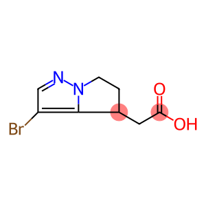 2-(3-bromo-5,6-dihydro-4H-pyrrolo[1,2-b]pyrazol-4-yl)acetic acid