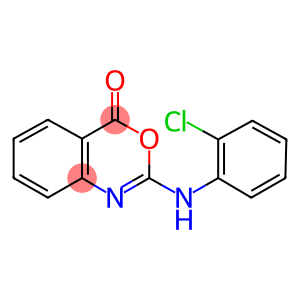 2-(2-CHLOROANILINO)-4H-3,1-BENZOXAZIN-4-ONE