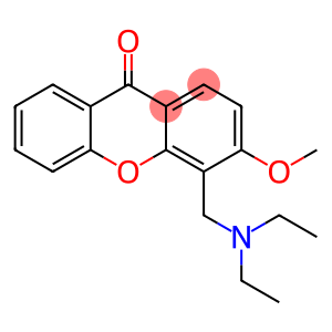 4-(Diethylamino)methyl-3-methoxy-9H-xanthen-9-one