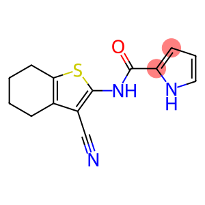1H-Pyrrole-2-carboxamide, N-(3-cyano-4,5,6,7-tetrahydrobenzo[b]thien-2-yl)-