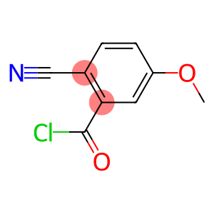 Benzoyl chloride, 2-cyano-5-methoxy- (9CI)