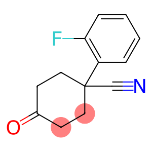 1-(2-Fluorophenyl)-4-oxocyclohexanecarbonitrile