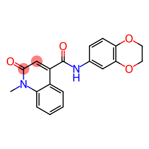 N-(2,3-Dihydro-1,4-benzodioxin-6-yl)-1-methyl-2-oxo-1,2-dihydro-4-quinolinecarboxamide