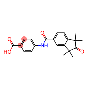 4-[[(2,3-Dihydro-1,1,3,3-tetramethyl-2-oxo-1H-inden-5-yl)carbonyl]amino]benzoicacid
