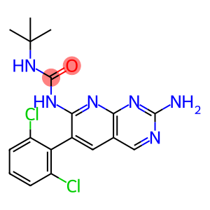 1-(2-Amino-6-(2,6-dichlorophenyl)pyrido[2,3-d]pyrimidin-7-yl)-3-(tert-butyl)urea