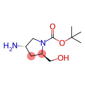 (2R,4S)-4-Amino-2-(hydroxymethyl)-1-pyrrolidinecarboxylic acid tert-butyl ester