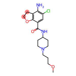 4-amino-5-chloro-N-[1-(3-methoxypropyl)piperidin-4-yl]-2,3-dihydro-1-benzofuran-7-carboxamide