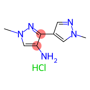 1-Methyl-3-(1-methyl-1h-pyrazol-4-yl)-1h-pyrazol-4-amine dihydrochloride