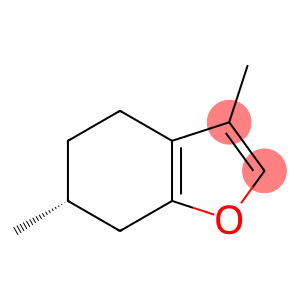 Benzofuran, 4,5,6,7-tetrahydro-3,6-dimethyl-, (6R)-