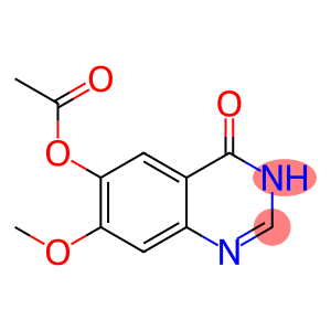 6-乙酰氧基-7-甲氧基喹唑啉-4(3H)-酮