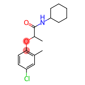 2-(4-chloro-2-methylphenoxy)-N-cyclohexylpropanamide