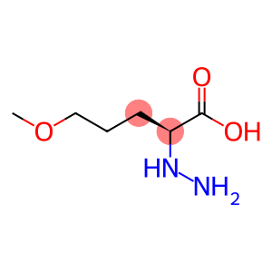 Pentanoic acid, 2-hydrazino-5-methoxy-, (S)- (9CI)