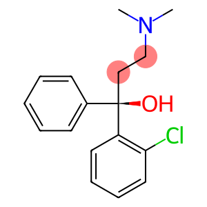 Benzenemethanol, 2-chloro-α-[2-(dimethylamino)ethyl]-α-phenyl-, (αR)-