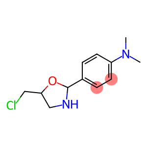 4-[5-(chloromethyl)oxazolidin-2-yl]-N,N-dimethyl-aniline