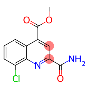 甲基 2-氨基羰基-8-氯喹啉-4-甲酸基酯