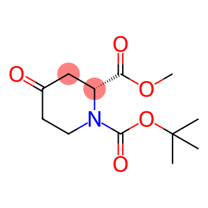 1,2-Piperidinedicarboxylic acid, 4-oxo-, 1-(1,1-dimethylethyl) 2-methyl ester, (2R)-