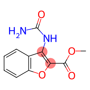 2-Benzofurancarboxylic acid, 3-[(aminocarbonyl)amino]-, methyl ester