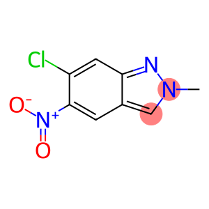 2H-Indazole, 6-chloro-2-methyl-5-nitro-