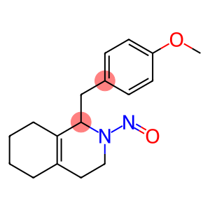 N-nitroso 1-( 4-methoxy benzyl) 1,2,3,4,5,6,7,8 octahydro isoquinoline