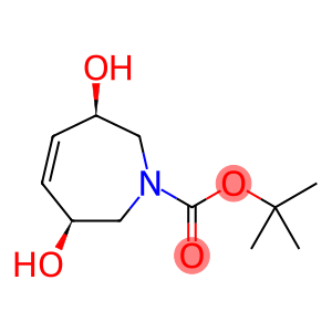 (Cis)-tert-butyl 3,6-dihydroxy-2,3.6,7-tetrahydro-1 H-azepine-1 -carboxylate