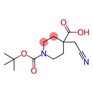 1-(tert-butoxycarbonyl)-4-(cyanomethyl)piperidine-4-carboxylic acid