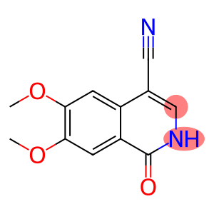 6,7-Dimethoxy-1-oxo-1,2-dihydro-isoquinoline-4-carbonitrile